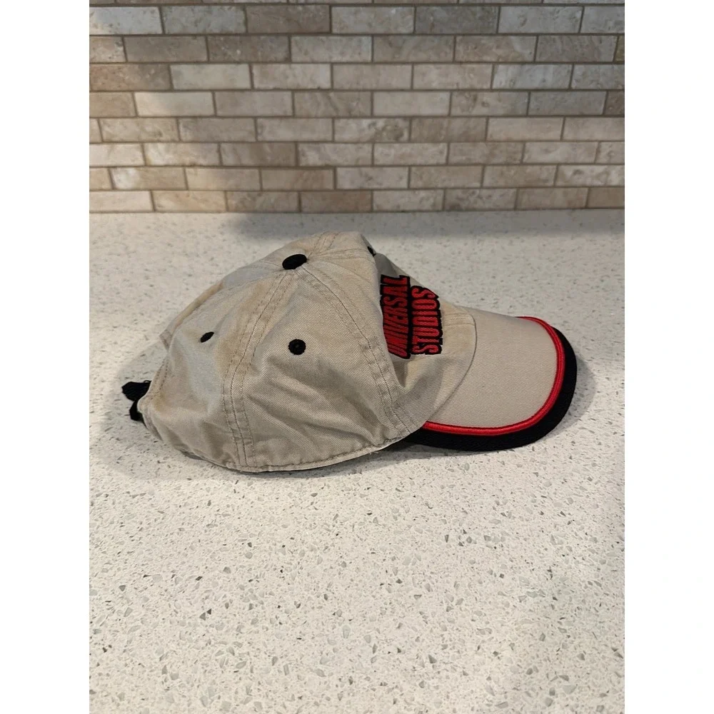 Universal Studios Khaki Beige Red Black Hat Adjustable‎ b21